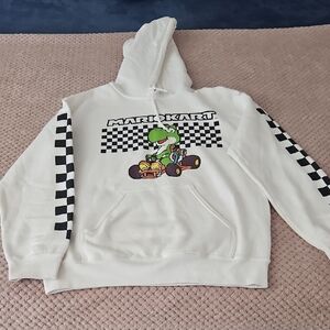 Nickelodeon White Mario Kart Hoodie